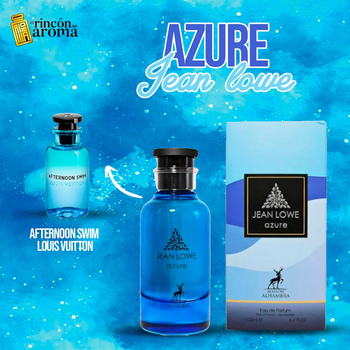 Maison Alhambra Jean Lowe Azure 100ml EDP